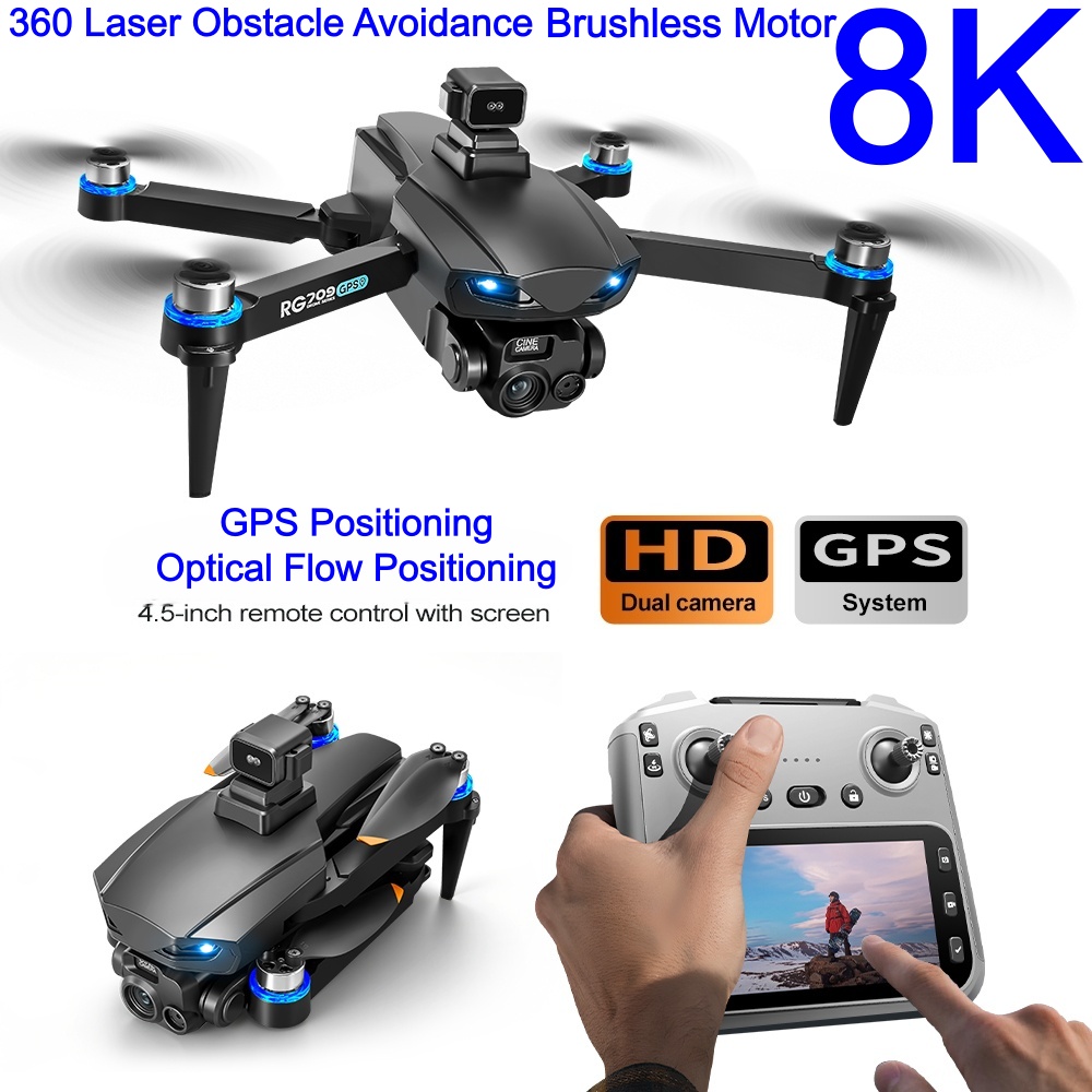 Drone Controller Screen - НОВЫЙ дрон 8K с HD-камерой, лазерное